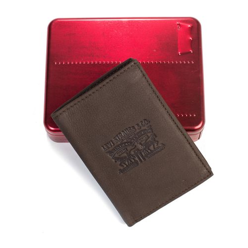 Portefeuille Portefeuille LEVI'S® CLAR HIGH Dark Brown - Levis - Modalova