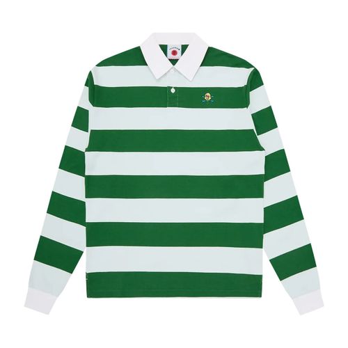 T-shirt Cones Bones Rugby Shirt Blue Green Stripe - Ice Cream - Modalova