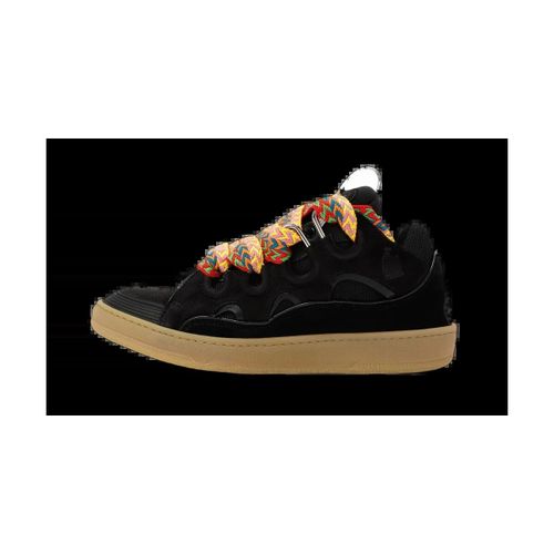 Baskets Lanvin Leather Curb Black - Lanvin - Modalova