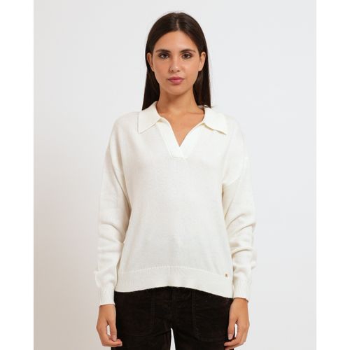 Pull Pull en mélange laine avec col polo - Gaudi - Modalova