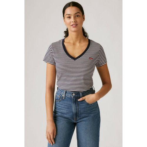 T-shirt T-shirt LEVI'S PERFECT COL V Indigo Stripe Navy - Levis - Modalova