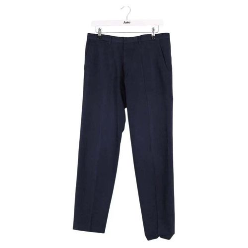 Pantalon Pantalon droit bleu marine - Dries Van Noten - Modalova