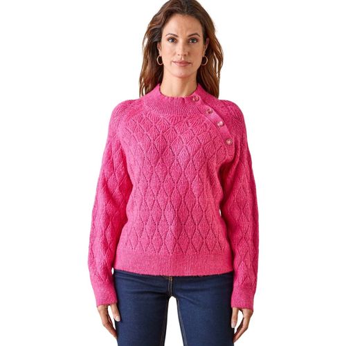 Pull Pull col montant maille fantaisie - Daxon - Modalova