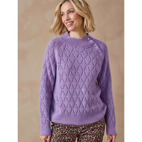 Pull Pull col montant maille fantaisie - Daxon - Modalova