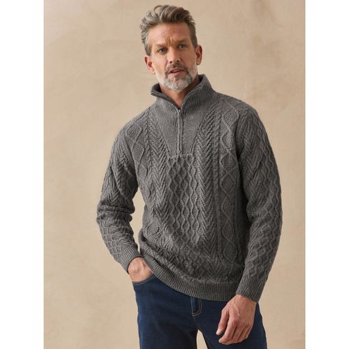 Pull Pull camionneur zippé avec laine - Daxon - Modalova