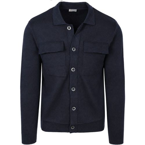 Sweat-shirt Cardigan Full Button Heavy Knit Navy - No Excess - Modalova