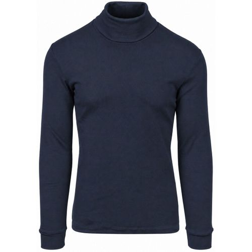 Sweat-shirt Pull Col Roulé Bleu Marine - Marc O'Polo - Modalova