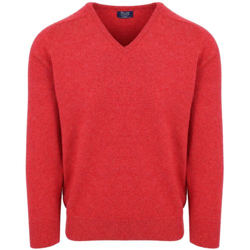 Sweat-shirt Col-V Agneline Poppy Melange - William Lockie - Modalova