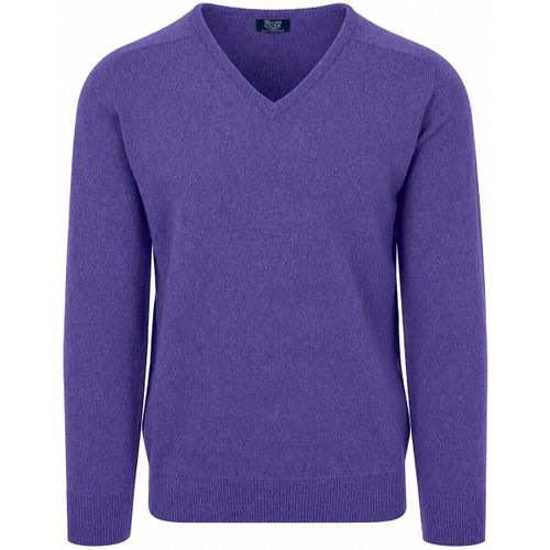 Sweat-shirt Col-V Agneline Heliotrope - William Lockie - Modalova