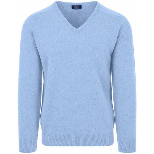 Sweat-shirt Col-V Agneline Glacier Bleu - William Lockie - Modalova