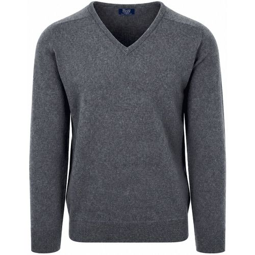 Sweat-shirt Col-V Agneline Cliff Gris - William Lockie - Modalova