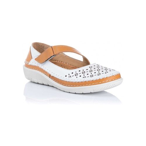 Ballerines Mary Janes avec Velcro - Cuir - 48 Horas - Modalova