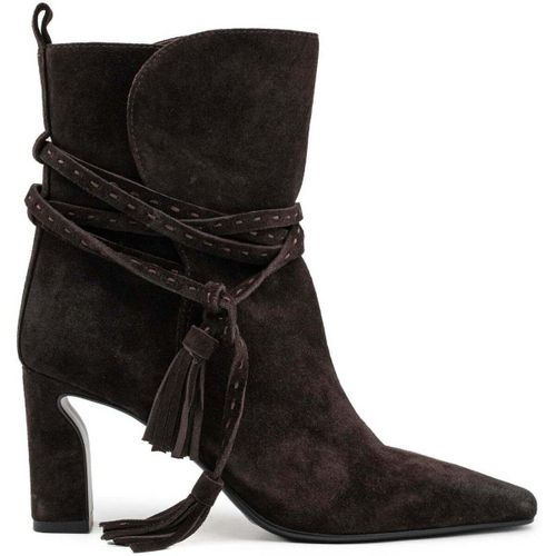 Bottines MAGGIE SUEDE MOKA - PALOMA BARCELÓ - Modalova