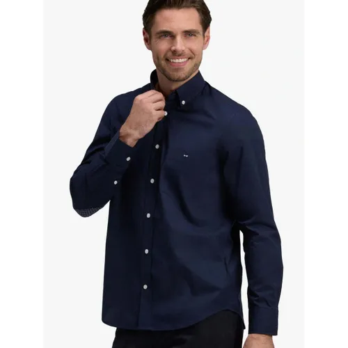 Chemise Chemise à coudières marine en coton - Eden Park - Modalova