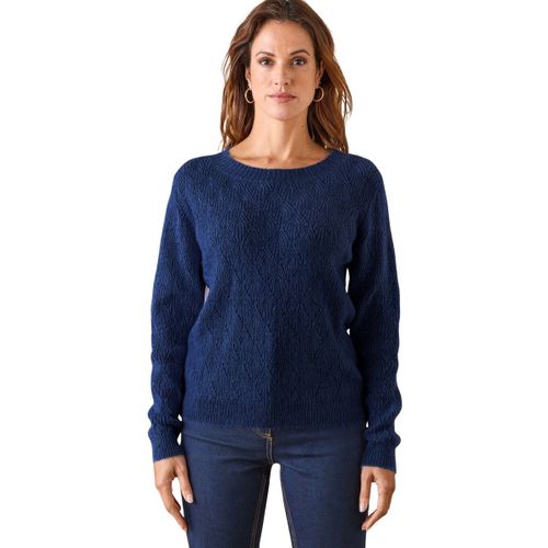 Pull Pull encolure ronde maille fantaisie - Daxon - Modalova