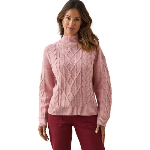 Pull Pull court torsadé col montant - Daxon - Modalova