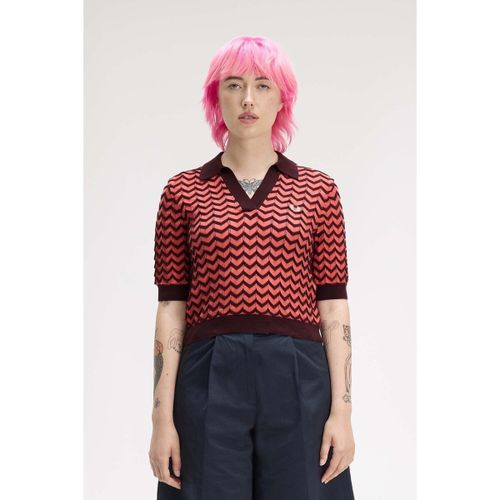 Sweat-shirt Pointelle Knitted Shirt - Fred Perry - Modalova
