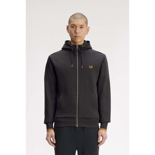 Polaire Fp Hooded Zip Through Sweatshirt - Fred Perry - Modalova