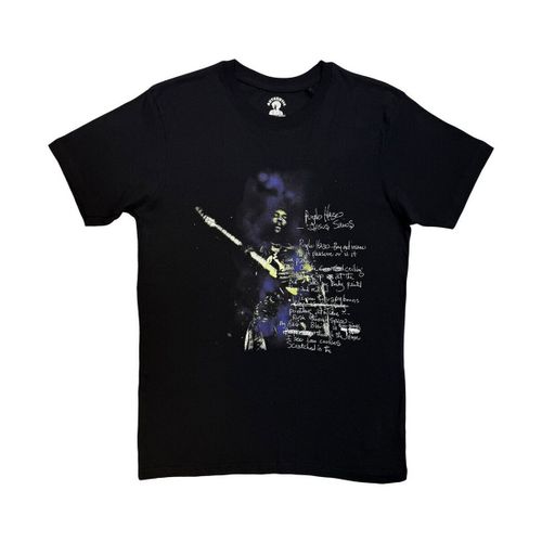 T-shirt Purple Haze Lyrics - Jimi Hendrix - Modalova