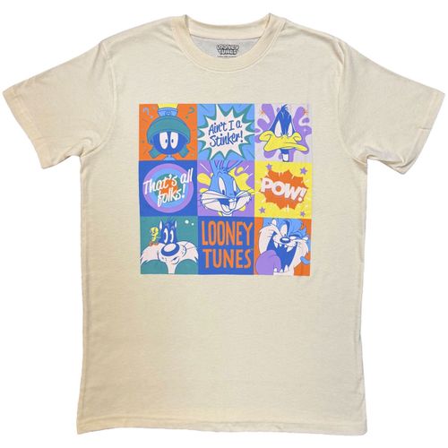 T-shirt That's All Folks! Grid Pastel - Dessins Animés - Modalova