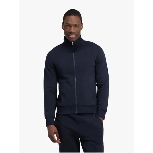 Polaire Sweat zippé marine en coton - Eden Park - Modalova
