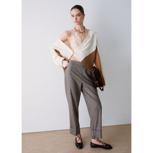 Pantalon Pantalon en pied-de-poule - Liu Jo - Modalova