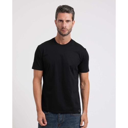 T-shirt T-shirt col rond Armani avec étiquette logotée - Armani Exchange - Modalova