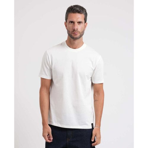 T-shirt T-shirt col rond Armani avec étiquette logotée - Armani Exchange - Modalova