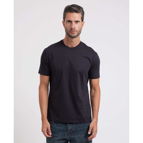 T-shirt T-shirt col rond Armani avec étiquette logotée - Armani Exchange - Modalova