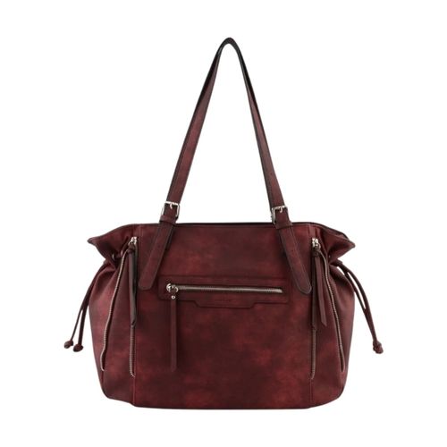 Sac a main Sac shopping Ref 69158 Bordeaux 44*27*13 cm - Mia & Joy - Modalova