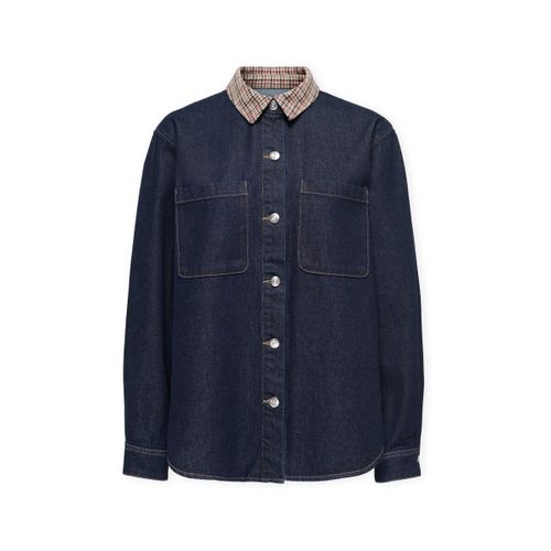 Blouses Vera Check Shirt - Dark Blue Denim - Only - Modalova