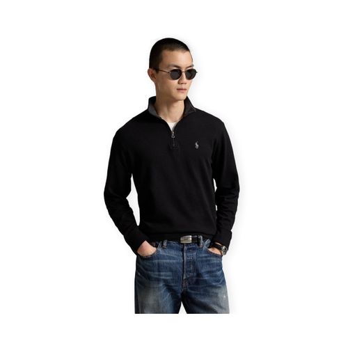 Sweat-shirt Luxury Jersey Quarter Zip Pullover - Black - Polo Ralph Lauren - Modalova