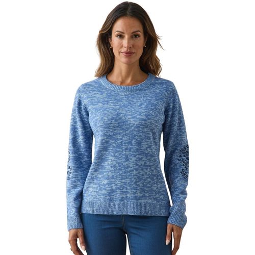 Pull Pull broderies aux manches - Daxon - Modalova