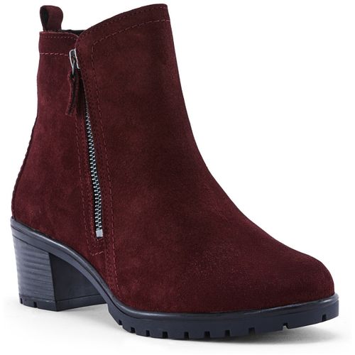 Boots Boots cuir velours - Pediconfort - Modalova