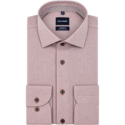 Chemise Luxor Chemise Structurée Nougat - Olymp - Modalova