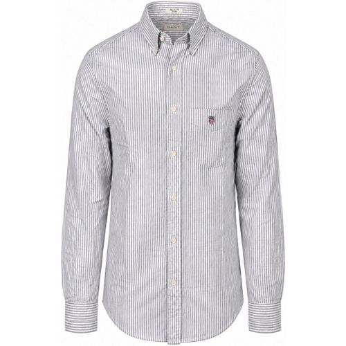 Chemise Chemise Oxford Rayures Light Brown - Gant - Modalova