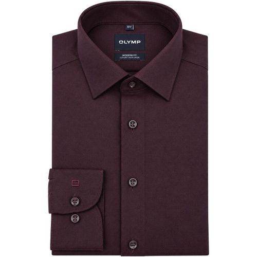 Chemise Luxor Chemise Modern Fit Bordeaux - Olymp - Modalova