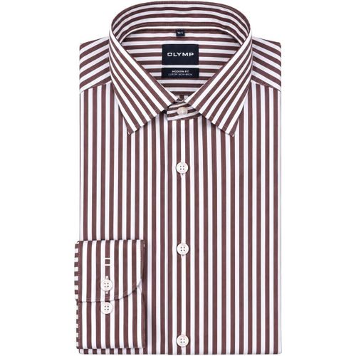 Chemise Luxor Chemise Rayures Bordeaux - Olymp - Modalova
