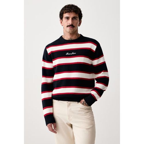 T-shirts sport M6BR02 Z1225-SM4M BLUE STRIPE - Guess - Modalova