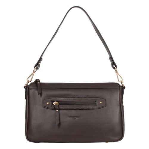 Sac a main Sac baguette Ref 4120367 Marron fonce 28*19*11 cm - Hexagona - Modalova