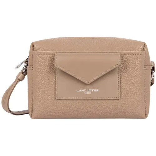 Sac à main Sac trotteur Zippé S Maya Double KBA Praline - LANCASTER - Modalova