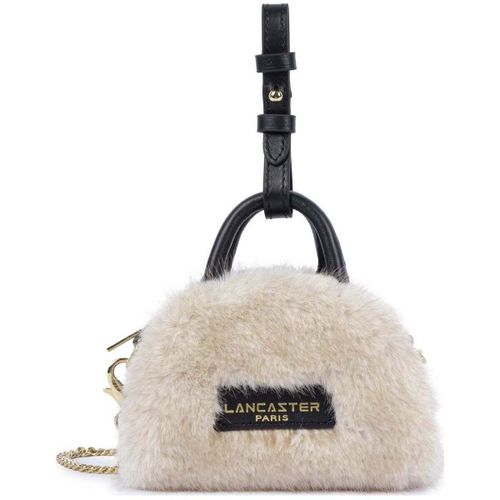 Sac à main Sac à main Zippé Nano Moumoute Ecru - Noir - LANCASTER - Modalova