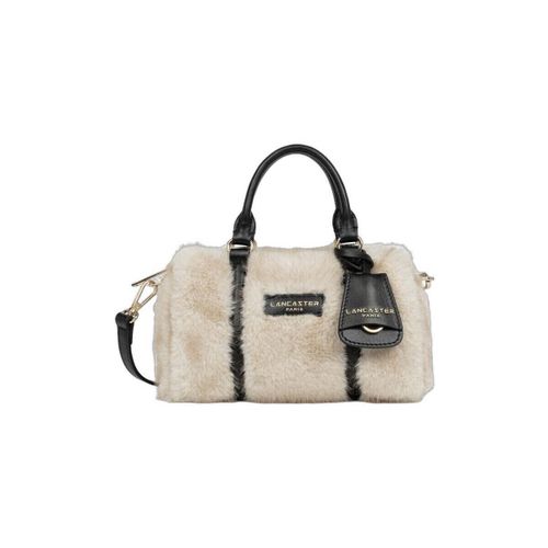 Sac à main Sac polochon Zippé S Moumoute Ecru - Noir - LANCASTER - Modalova