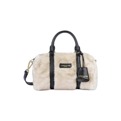 Sac à main Sac polochon Zippé M Moumoute Ecru - Noir - LANCASTER - Modalova