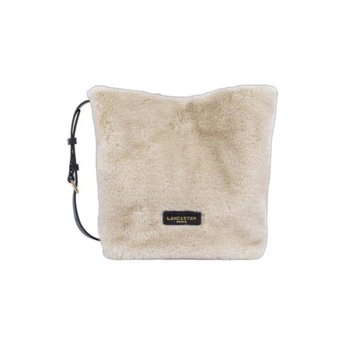 Sac à main Sac seau Aimantée Moumoute Ecru - Noir - LANCASTER - Modalova