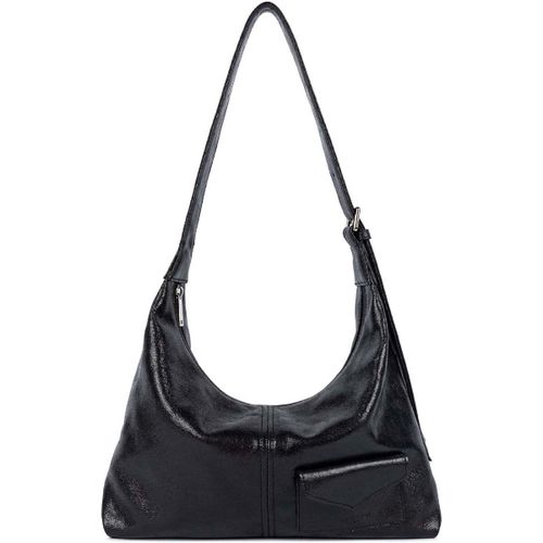 Sac à main Sac hobo Zippé M Rétro KBA Noir - LANCASTER - Modalova
