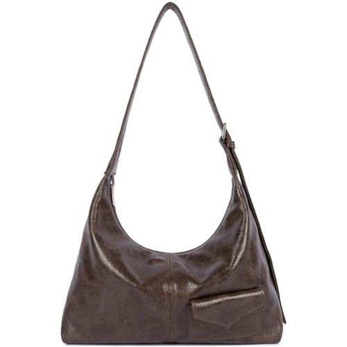 Sac à main Sac hobo Zippé M Rétro KBA Marron - LANCASTER - Modalova