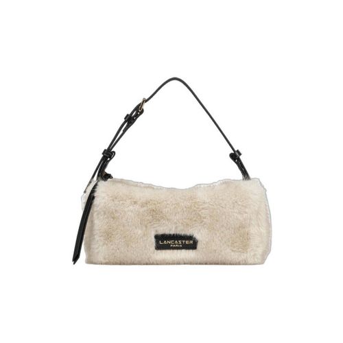 Sac à main Sac rectangle Zippé S Moumoute Ecru - Noir - LANCASTER - Modalova