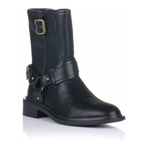 Bottes plates Botte biker avec boucle - Niko Amore - Modalova