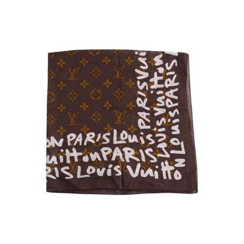 Echarpe Louis Vuitton Carré marron - Louis Vuitton - Modalova